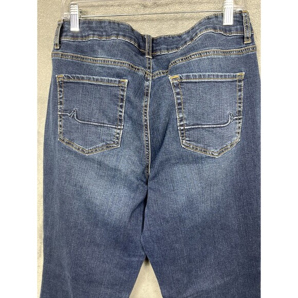 Maurices Women's 16 REG Dark Wash High Rise Curvy Bootcut Jeans M - Picture 8 of 16